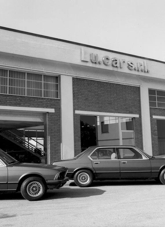 Storica facciata della concessionaria Lu.car s.r.l.